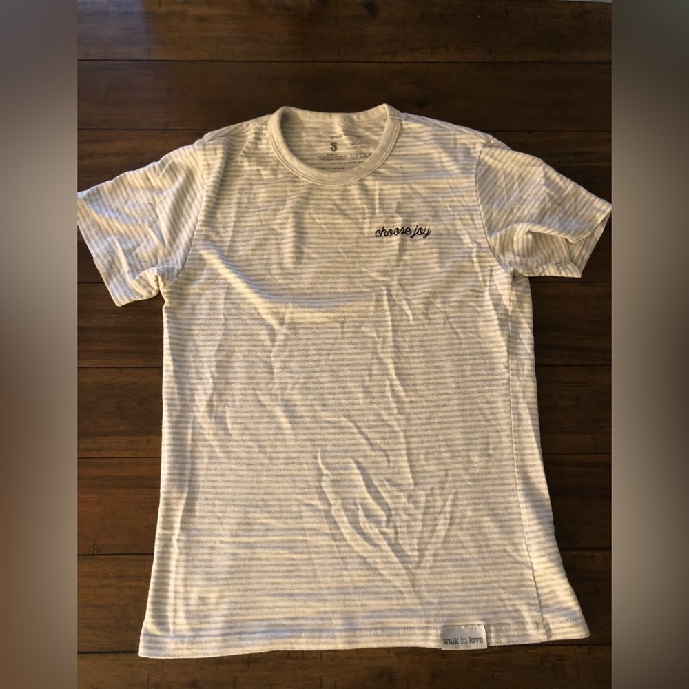 Choose Joy Stripe Tee